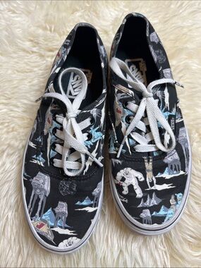 Star Wars x Vans Dark Side Planet Hoth Canvas Sneakers - Men’s 6/Women’s 7.5